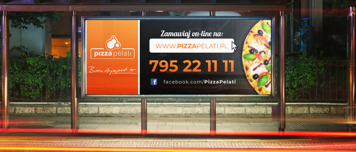 Pizza Pelati wizualizacja banera